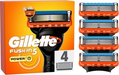 Сменные кассеты (лезвия) для бритья Gillette Fusion5 Power 4 шт (81900025)