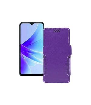 Чохол-книжка з екошкіри для телефону OPPO A57e Фіолетовий
