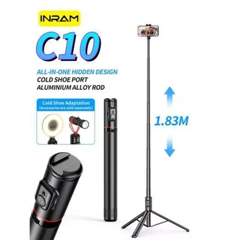 Трипод для профессиональной съемки Veron C10 1.83m Black