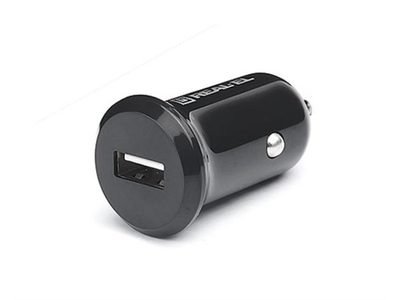 Автомобільне зарядне пристрій REAL-EL CA-12 (1USBx1A) Black