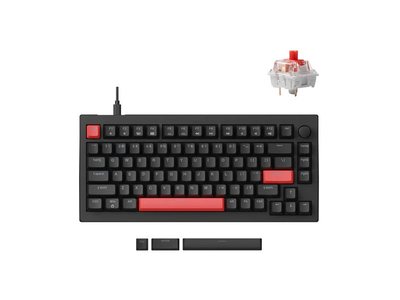 Клавіатура Lemokey X4 Keychron Red Hot-Swap Black (X4-A1-UA)