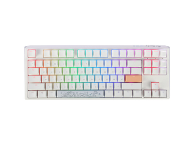 Клавіатура Ducky One 3 TKL Cherry MX Speed Silver RGB UA USB White (DKON2187ST-PUAPXPWWWSC1)