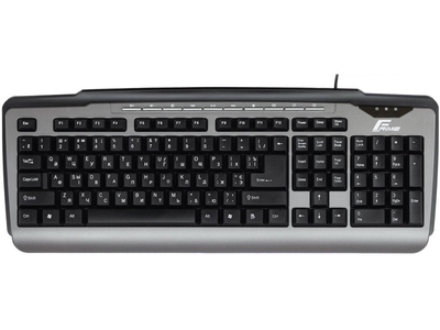 Клавіатура Frime Classic Keyboard Black-Silver USB (FKBB0323)
