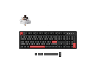 Клавіатура Lemokey X3 Keychron Brown Hot-Swap Black (X3-H3-UA)