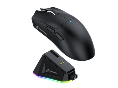 Миша Attack SHARK X11 Wireless Gaming Mouse with Charging Dock Black