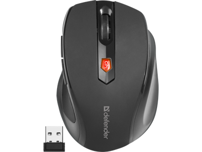 Миша Defender Ultra MM-315 Wireless Black (52315)