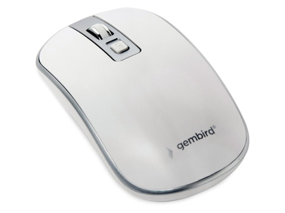 Миша Gembird MUSW-4B-06-WS Wireless White-Silver