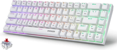 Клавиатура E-YOOSO Z686 White Механичиская Игровая Проводная
