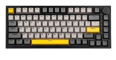 Клавиатура AJAZZ AK820 Black-Yellow Игровая Проводная Механичиская