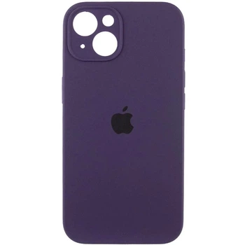 Чохол Silicone Premium case з захистом камери для iPhone 13 Full Camera Protective elderberry 1087