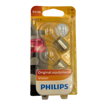 Автолампа розжарювання Philips VisionPlus P21W 12V 21W (2 шт)