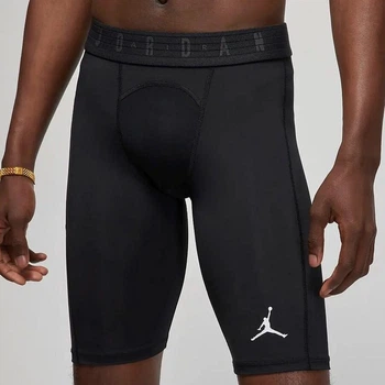 Шорти чоловічі Jordan Team Dry Compression Short M-TALL Чорний CV8486-010
