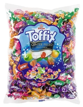 Жевательные конфеты Toffix фруктовый с нежным карамельным центром 1 кг