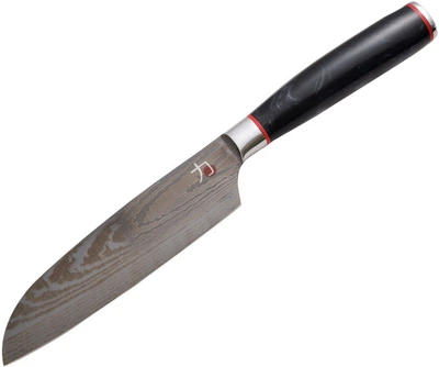 Кухонний ніж MasterPro Tetsu Сантоку 12.5 см Чорний (BGMP-4129-MBK)