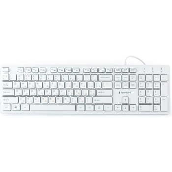 Клавіатура дротова Gembird KB-MCH-03-W-UA