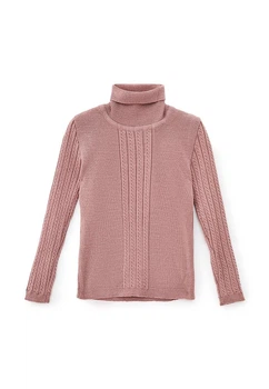 Водолазка для девочки ART KNIT Pretty какао, 158см 013131