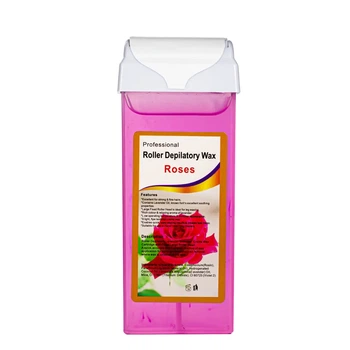 Віск касетний для депіляції Roller Depilatory Wax троянда, 150 г