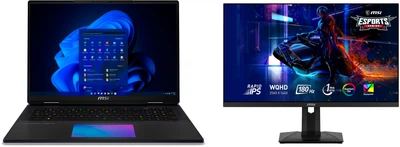 Ноутбук MSI Titan 18 HX AI A2XWJG (A2XWJG-634UA) Core Black + Монітор 27" MSI MAG 274QRF-QD E2 (комплект)