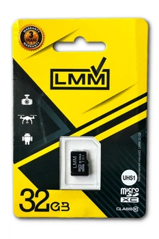 Карта памяти microSDHC 32GB class 10 LMM высокая скорость работы защита данных