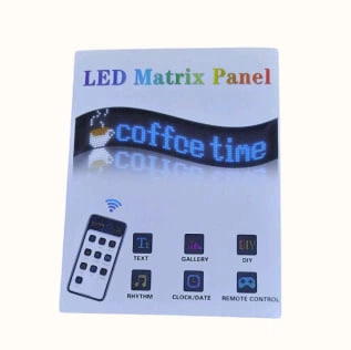 Гибкий LED экран Matrix Panel цветной 120см х 59,5см wifi APP