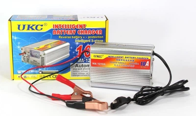 Зарядное устройство UKC Battery Charger 10A MA-1210A защита от перенапряжения автоматическое управление