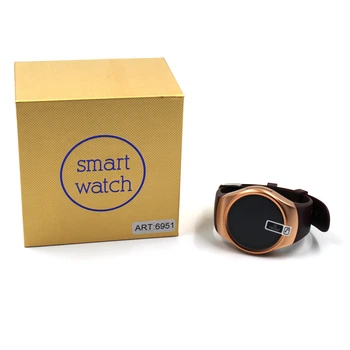 Годинники Смарт годинник Kingwear KW18 Золото розумні годинники Bluetooth пульсометр
