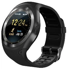 Сенсорные Умные Смарт Часы SmartUS Smart Watch Y1S Black Чёрные (MD-11569)