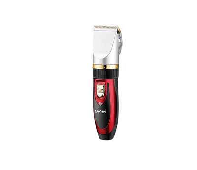 Машинка для стрижки Gemei GM 550 с двумя аккумуляторами, Красная (МХ-9942)