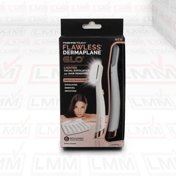 Женская бритва триммер с подсветкой flawless GLOW 100% безупречность компактный дизайн
