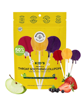 Дитячі льодяники від болю в горлі Doctor Formulated Kids Propolis 15 шт