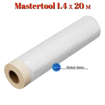 Пленка защитная с малярной лентой Mastertool 1.4 х 20 м (79-9001)