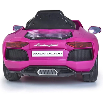 Електромобіль для дітей Feber Lamborghini Aventador Рожевий 6В 12394 (8411845015432)