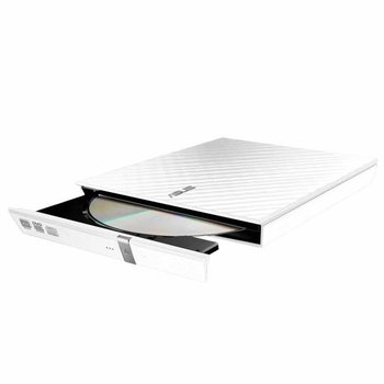 Оптичний привід ASUS DVD+-R/RW SLIM зовнішній USB 2.0 SDRW-08D2S-ULITE/WHITE/ASUS (SDRW-08D2S-ULITE/WHITE/ASUS)