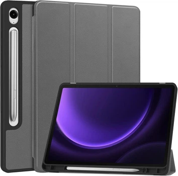 Чохол для планшета Samsung Galaxy Tab S10 FE (SM-X520/SM-X526) 10.9" BeCover Flexible TPU Mate з кріпленням для стилуса Grey (BC_713266)