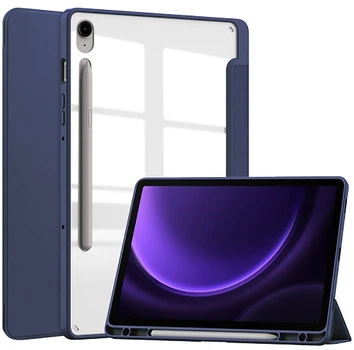 Чохол для планшета Samsung Galaxy Tab S10 FE (SM-X520/SM-X526) 10.9" BeCover Soft Edge з кріпленням для стилуса Deep Blue (BC_713301)