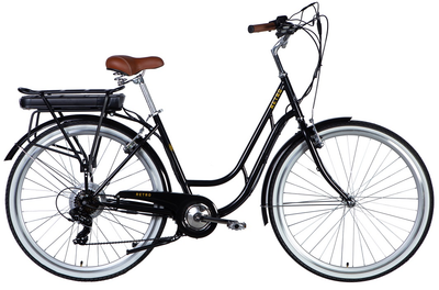 Електровелосипед ST 28" Dorozhnik eRetro рама 19" 36B 12.5А/год 500Вт чорний (ELB-D-28-072)