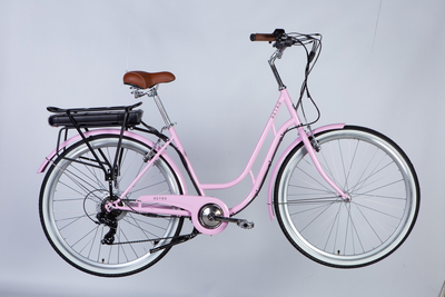 Електровелосипед ST 28" Dorozhnik eRetro рама 19" 36B 12.5А/г 500Вт розовий (ELB-D-28-070)