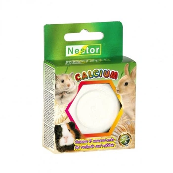 Мінеральний камінь для гризунів Nestor Calcium 55 г (3511)