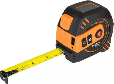 Dalmierz laserowy NEO Tools z miarką zwijaną 67-100 (5906692014682)