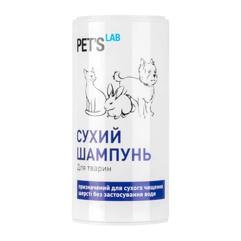 Сухой шампунь PET'S LAB для животных, 180 г