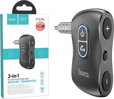 Bluetooth аудио ресивер-трансмиттер HOCO E73 Pro Black (40083)