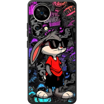 Силиконовый чехол BoxFace Ulefone Note 17 Pro Малий вухань (65173-bk119)
