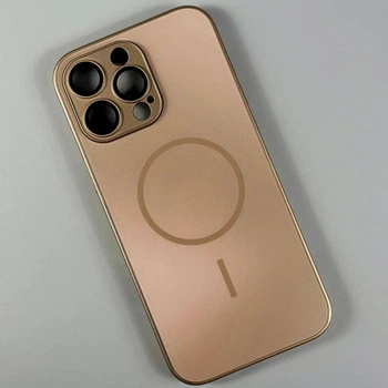 Чехол Matte Ombre With MagSafe для IPhone 15 Pro Max c защитой камеры цвет Bronze