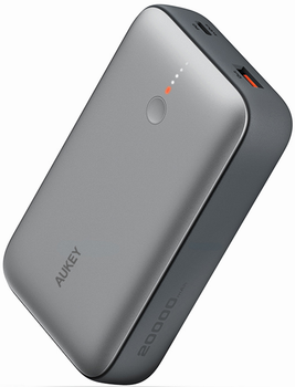УМБ AUKEY Spark Mini 20000 mAh, USB-C 22.5W, USB-A Silver (PB-Y57)