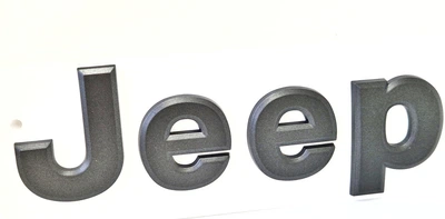 Эмблема надпись Jeep 16.3*3.8 Графит