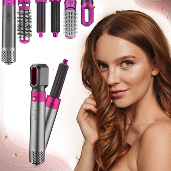Фен выпрямитель мультистайлер Hot Air Styler для завивки и укладки волос 5 в 1 (212)