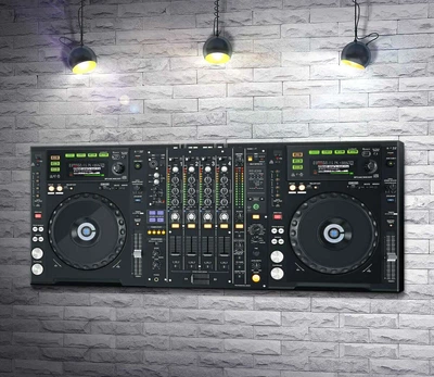 Картина Сучасний DJ контроллер Pioneer 100x43 см Модуль №1 (003128)