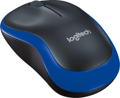 Беспроводная мышка Logitech M185 1000dpi Blue