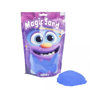 Кінетичний пісок Magic Sand, 500 г (синій) Strateg 39403-9