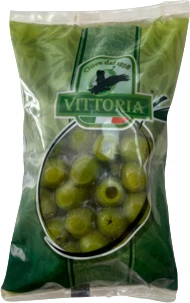 Оливки зеленые Vittoria Verdi Dolci Giganti без косточки 400 г (8010146002181)
